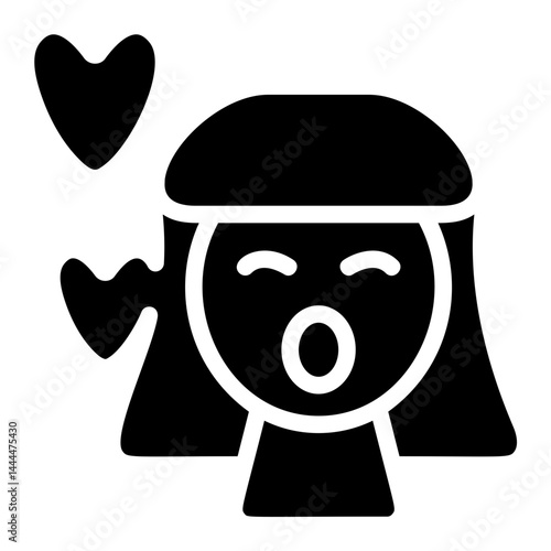 Happy Mom Solid Icon