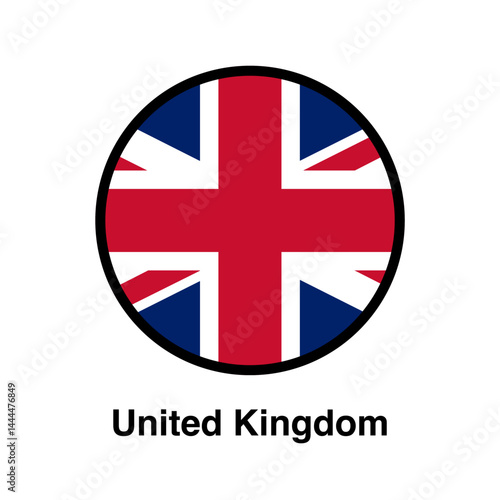 Free Download United Kingdom flag vector isolated on transparent background - GFXLoad