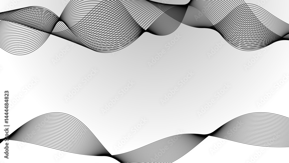 Abstract background with wavy line style Abstract background with wavy line style