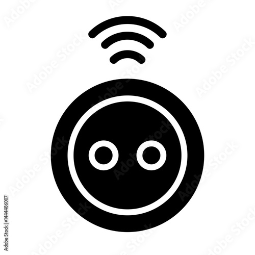 Smart Plug Solid Icon