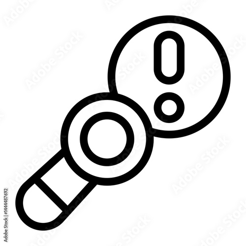 Anomaly Detection Line Icon