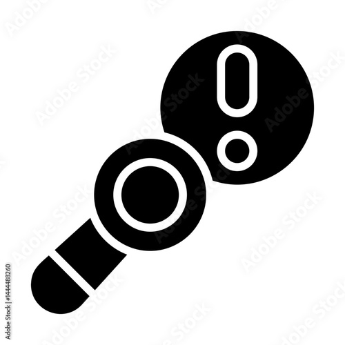 Anomaly Detection Solid Icon