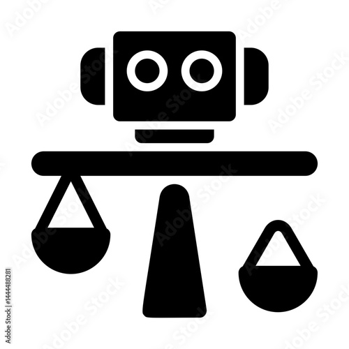 Bias AI Solid Icon