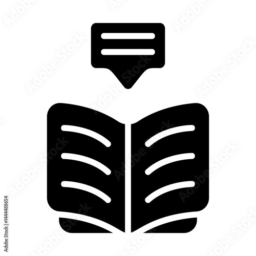 Natural Language Solid Icon