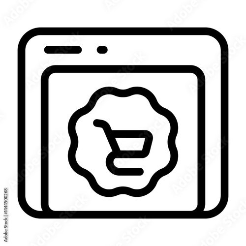 E commerce Line Icon