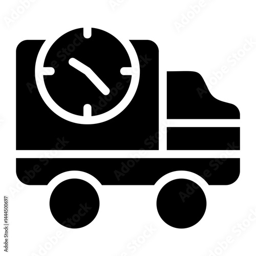 Delivery time Solid Icon