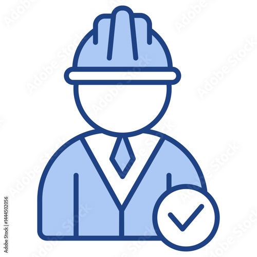 Professions And Jobs Blue Icon