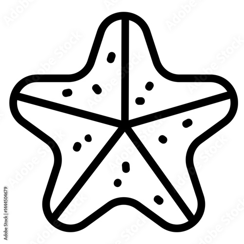 Starfish Line Icon