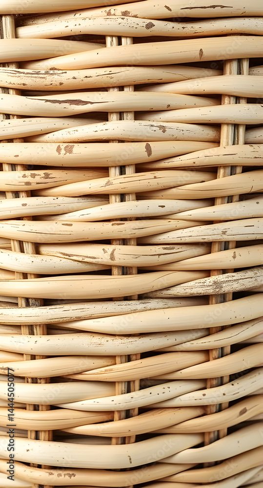 Woven Rattan Texture Close Up: Natural Basketry Pattern for Background or Design Element Woven Rattan Texture Close Up: Natural Basketry Pattern for Background or Design Element