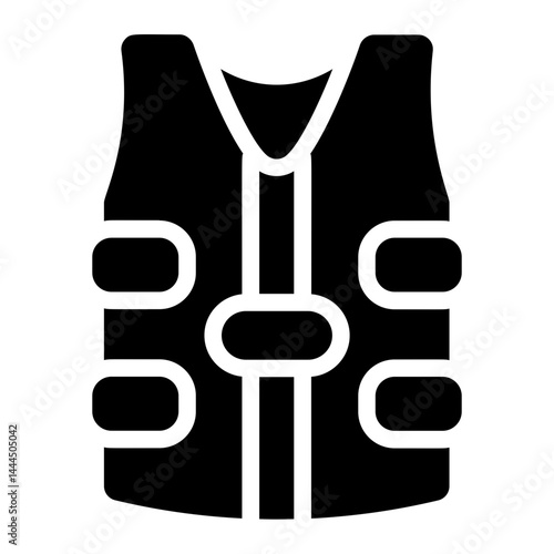 Life jacket Solid Icon