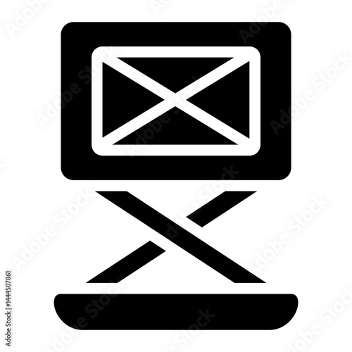 Warehouse machine Solid Icon