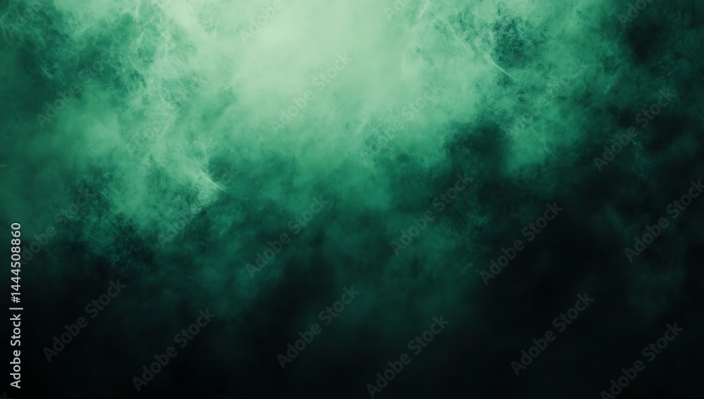 Abstract green background with a smooth gradient texture, blurred and in dark, black and emerald colors Abstract green background with a smooth gradient texture, blurred and in dark, black and emerald colors