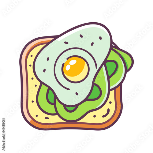  Gourmet Avocado Toast with Egg