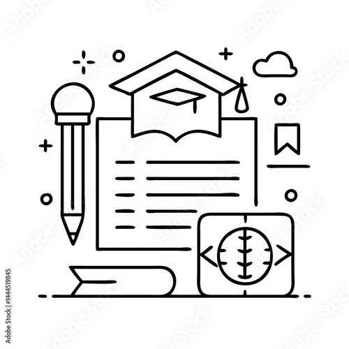 education reform icon, education reform line art - simple line art of education reform, perfect for education reform logos and icons