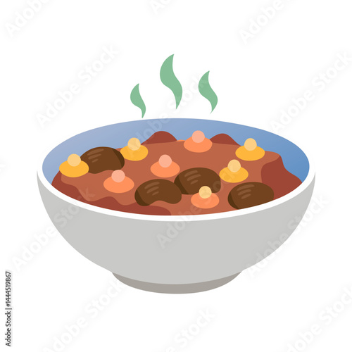  Hearty Beef Stew in a Bowl