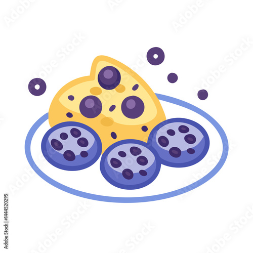  Freshly Baked Blueberry Scones