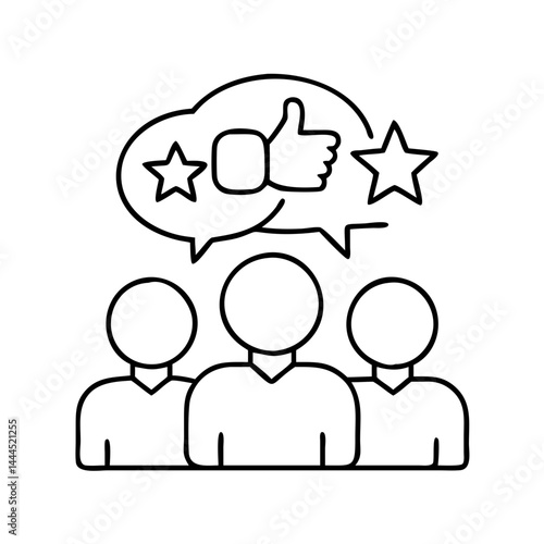 expert opinion icon, expert opinion line art - simple line art of expert opinion, perfect for expert opinion logos and icons