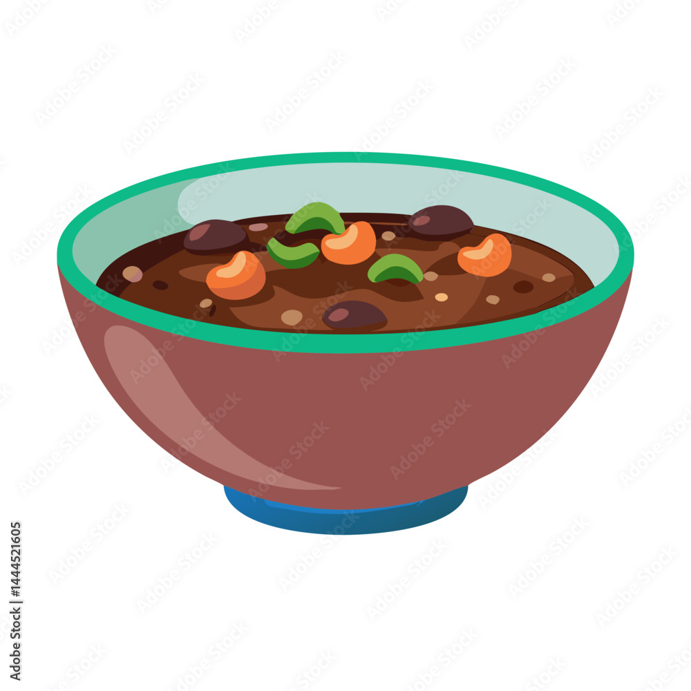 Hearty Black Bean Chili Dish Hearty Black Bean Chili Dish