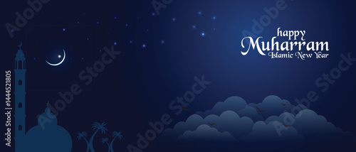 Happy Muharram Islamic New Year Celebration