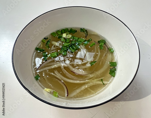 Vietnamese traditional broth with herbs and spices