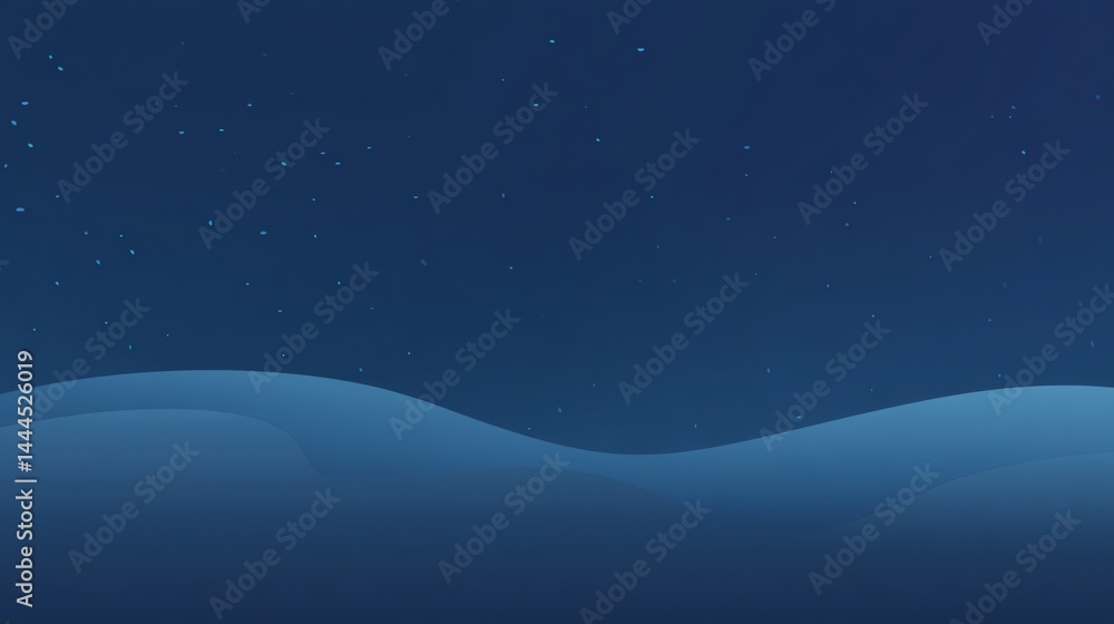 Naklejka premium Elegant simple blue gradient with subtle dust effects, perfect for backgrounds, overlays, and designs. Soft, dreamy, and versatile for any creative project