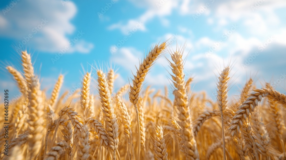 Fototapeta premium Wheat field in the summer