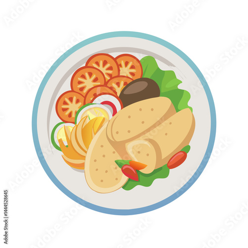  Nutritious Chicken Fajita Plate