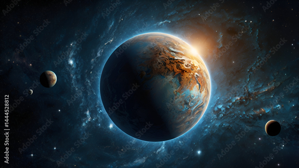 Obraz premium earth in space