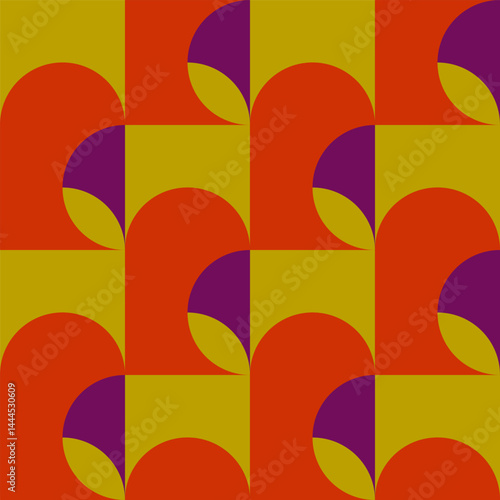 Abstract geometric seamless...