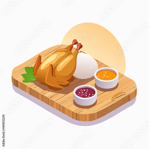 Smoky Tandoori Chicken Drumsticks with Onions and Fresh Herbs on White Plate

