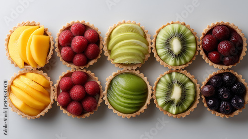 Assorted Fruit Tarts: A del...