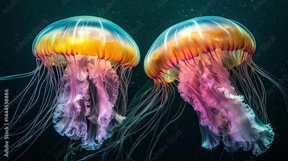 Jellyfish in water