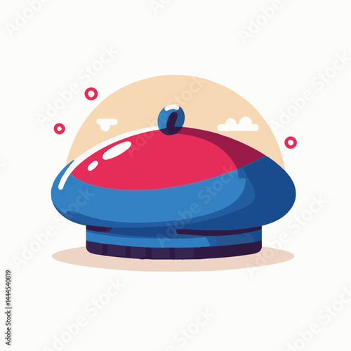 beret, hat, cap, fashion, isolated, head, accessory, background, man, french, france, cartoon, white, style, vector, wear, design, character, female, vintage, artist, army, illustration, freedom, clot
