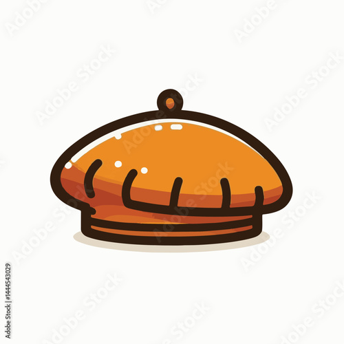 beret, hat, cap, fashion, isolated, head, accessory, background, man, french, france, cartoon, white, style, vector, wear, design, character, female, vintage, artist, army, illustration, freedom, clot