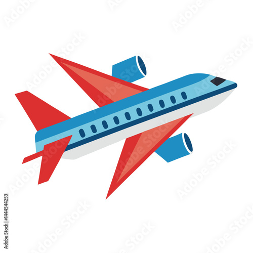 Jetliner icon isolated on white background