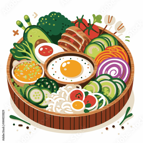 bibimbap, cuisine, meal, delicious, asian, healthy, gourmet, rice, food, cooking, vegetable, korean food, dinner, bowl, fresh, traditional, dish, egg, korean, lunch, colorful, beef, carrot, spicy, tas