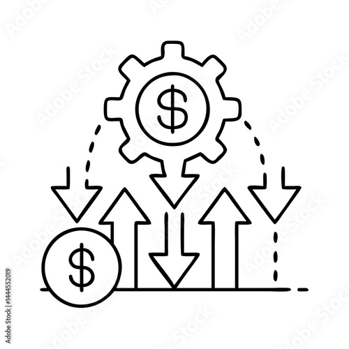 leverage icon, leverage line art - simple line art of leverage, perfect for leverage logos and icons
