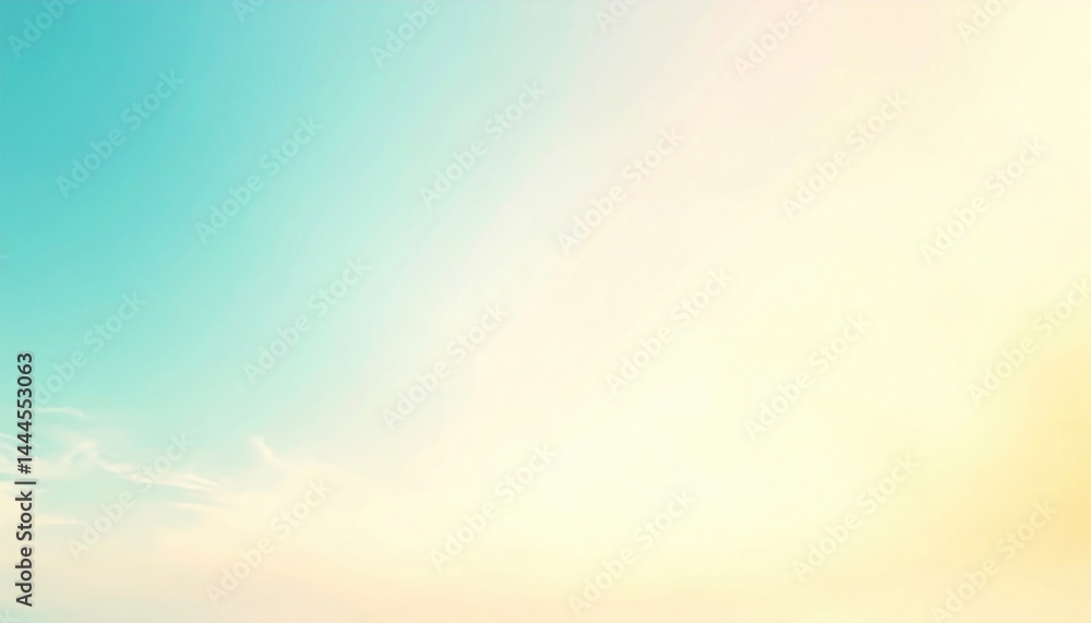 Fototapeta premium Serene sky transition at sunrise coastal destination scenic photography tranquil environment aerial view nature's beauty