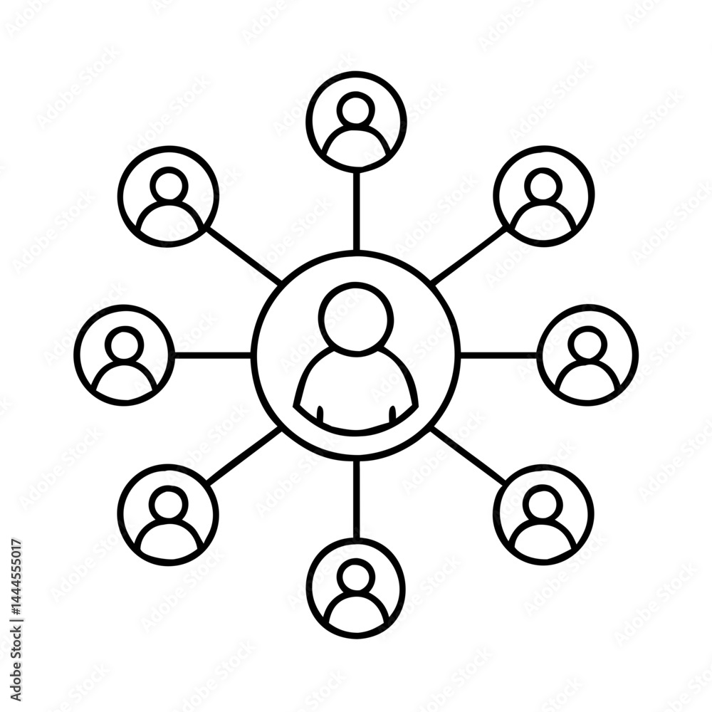 networking icon, networking line art - simple line art of networking, perfect for networking logos and icons networking icon, networking line art - simple line art of networking, perfect for networking logos and icons