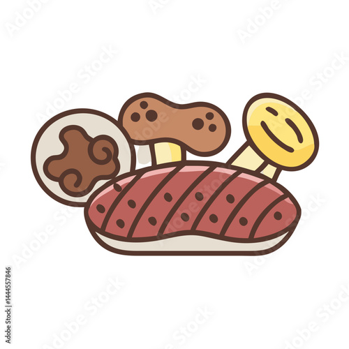  Delicious Grilled Beef with Mushrooms