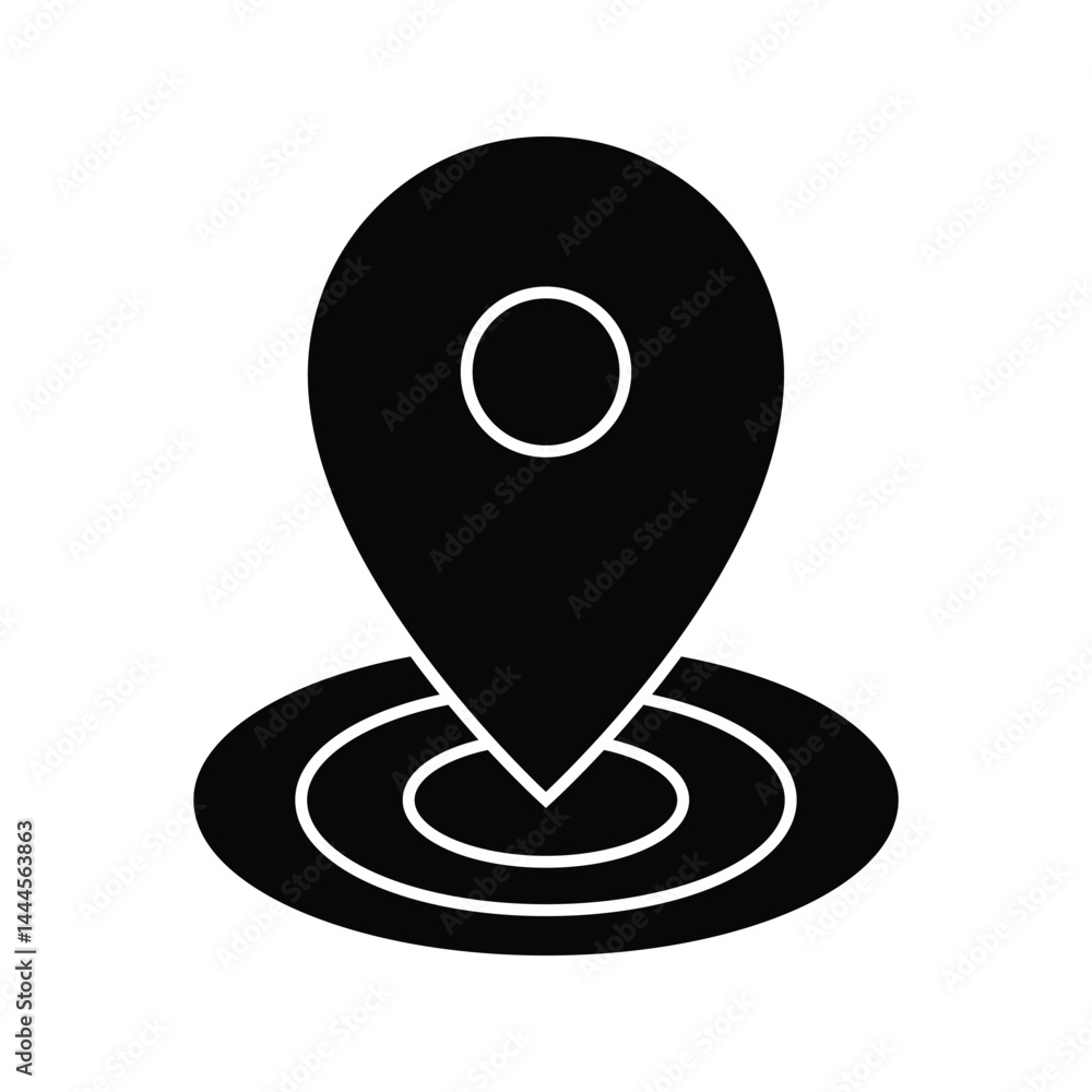 Location Pin icon, GPS, Position Marker, Flat and simple design Location Pin icon, GPS, Position Marker, Flat and simple design