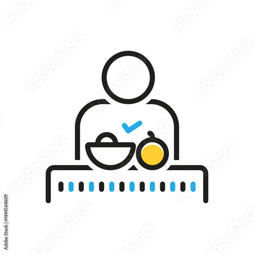 Multi color icon for adequate