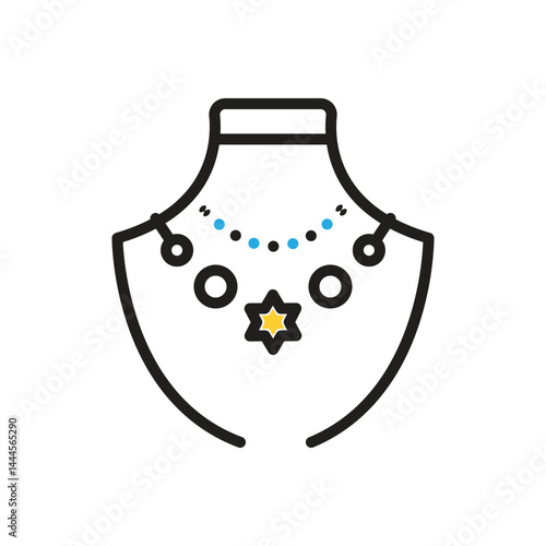 Multi color icon for golden