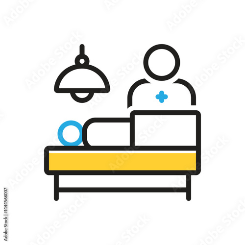 Multi color icon for operation