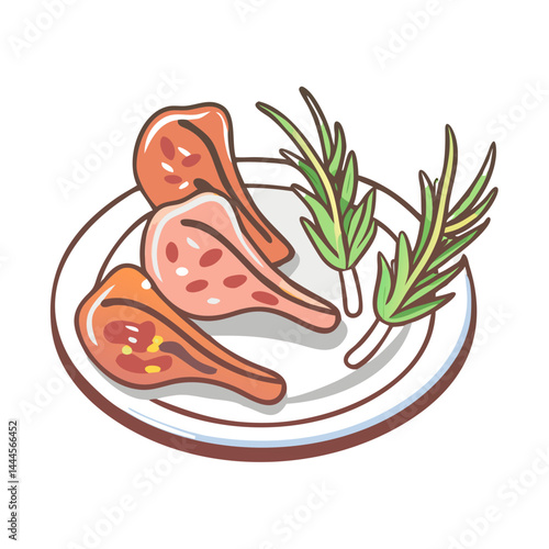  Savory Grilled Lamb Chops with Garlic and Rosemary