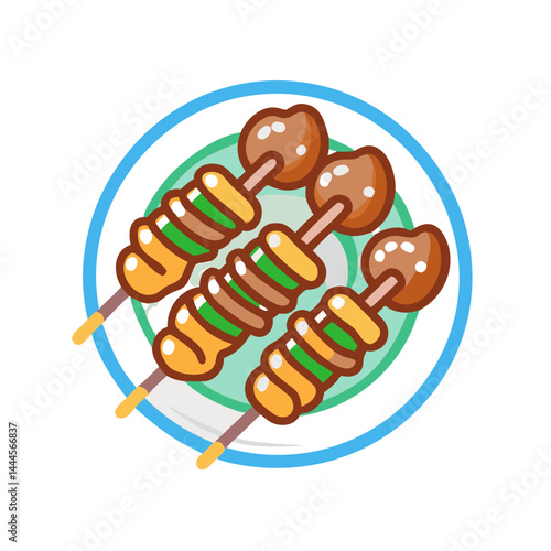  Flavorful Grilled Lamb Skewers with Garlic Sauce