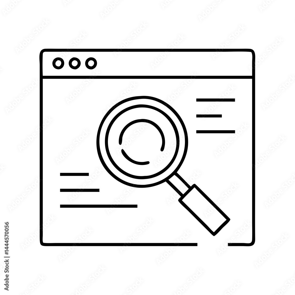 search icon, search line art - simple line art of search, perfect for search logos and icons search icon, search line art - simple line art of search, perfect for search logos and icons