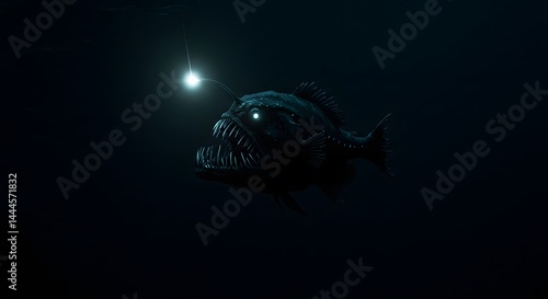 Deep Sea Anglerfish: A Bioluminescent Predator in the Abyssal Depths