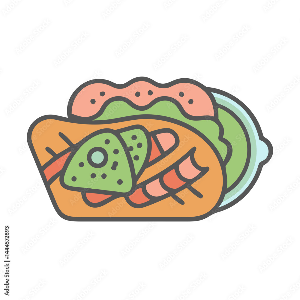 Savory Salmon Tacos with Avocado Savory Salmon Tacos with Avocado