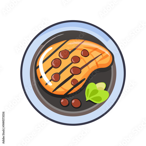  Savory Grilled Salmon with Balsamic